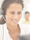 Top Download Stock Image: Business Woman Wearing Headset